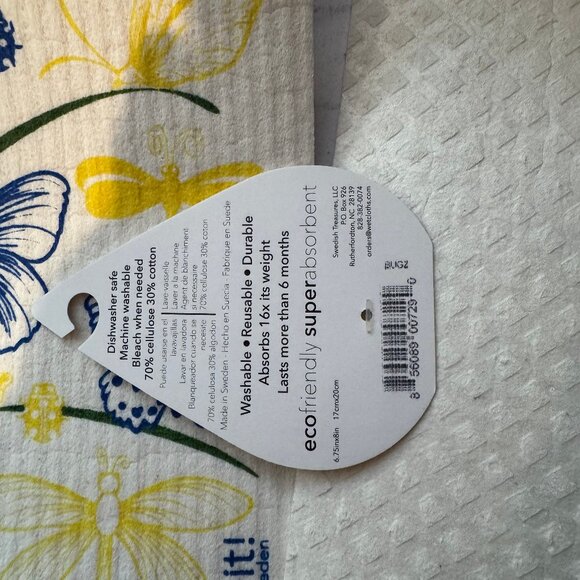 Wet-It! Swedish Treasures Dishcloth & Cleaning Cloth -Set of 2 - Picture 2 of 3